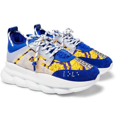 men's versace chain reaction sale|gianni Versace athletic sneakers.